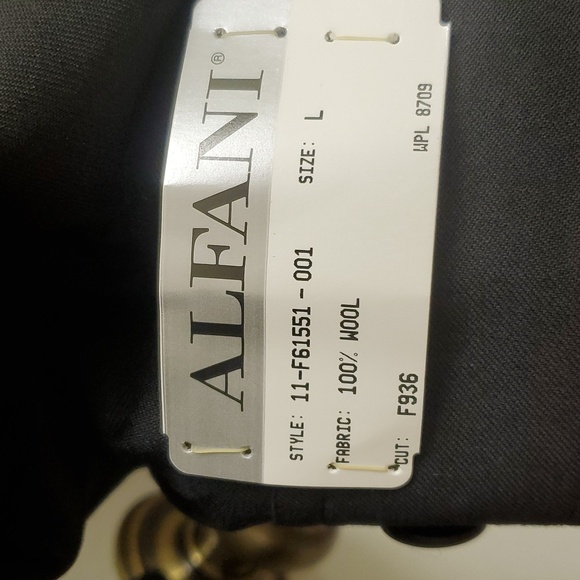 New with tags Alfani Alternative mens 100% wool jacket size L - Picture 4 of 10